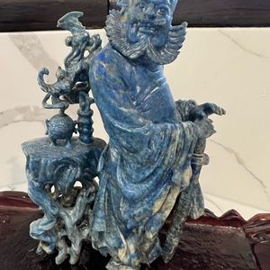 Antique Chinese Blue Lapis Lazuli figurine